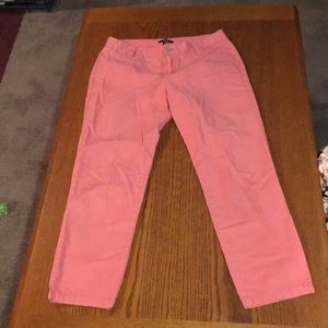 Size 2 Salmon Chino Capris
